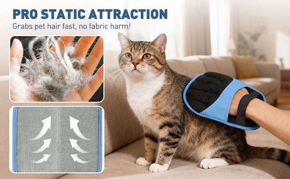 Avenlo Reusable Pet Hair Removal Mitt