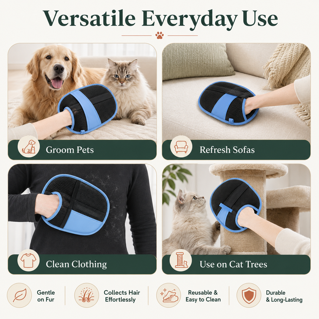Avenlo Reusable Pet Hair Removal Mitt