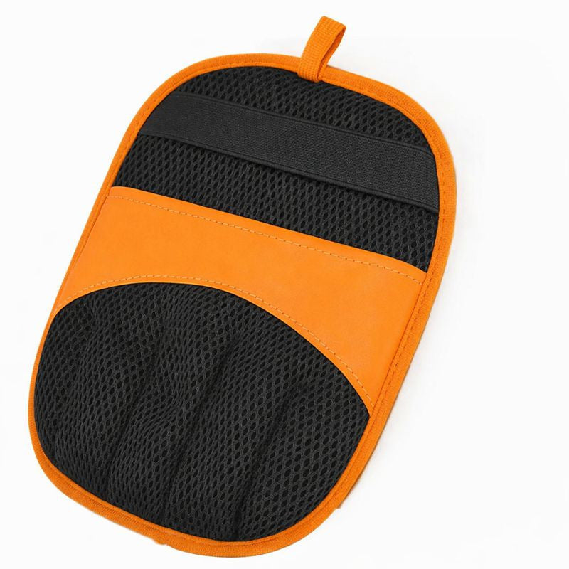 Avenlo reusable pet hair removal mitt in Orange